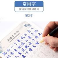 行书凹槽练字帖成人行楷速成21天钢笔硬笔书法笔画笔顺汉字反复练 常用字与成语 1笔10芯2握