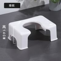 坐便器成人家用老人大便儿童坐便凳孕妇上厕所神器蹲坑改坐厕椅子 白色儿童加厚款14cm不推荐