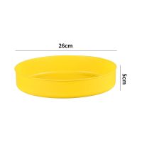 360度可旋转调料瓶置物架多功能厨房台面调味品瓶罐转盘收纳神器 黄色[不带旋转]