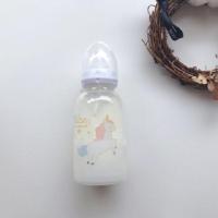 奶嘴玻璃杯成人奶瓶少女心防烫水杯卡通超萌大人学生可爱便携杯子 奔跑独角兽300ML送杯刷