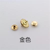 免缝双面铆钉款磁铁纽扣手工箱包配件金属暗扣磁扣吸铁石钱包扣子 14mm铆钉款浅金色[4付]