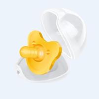 美童安抚奶嘴仿母乳新生婴儿安睡型超软宝宝带娃睡觉哄睡断奶神器 安抚奶嘴+防尘盒(不送防掉链)