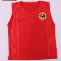 散打服拳击格斗搏击短裤散打衣服泰拳男女少儿童武术表演训练服装 红色上衣 100(推荐身高95-105cm)