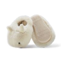 朴西宝宝棉拖鞋秋冬男童女童家居儿童拖鞋毛绒保暖小羊驼可爱拖鞋 雪球白 150(适合脚长14cm)