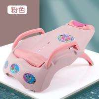 宝宝洗头神器儿童家用小孩洗头可调高低折叠坐躺加厚婴儿洗头躺椅 升级款魔莎粉
