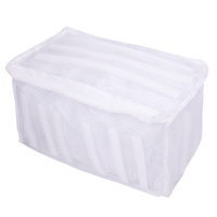 洗鞋袋鞋子专用洗护网袋懒人洗衣机洗鞋神器加厚洗衣袋晒鞋架晾鞋 白色