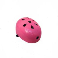 专业溜冰轮滑鞋护具装备套装儿童头盔滑板自行车平衡车护膝安全帽 A3头盔粉色 S[适合2-5岁]