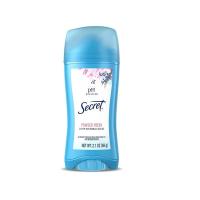 美国Secret秘密止汗膏/止汗露腋下去狐臭体味香体止汗孕妇可用 玫瑰爽身粉味59g一支