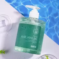 芦荟胶大瓶装消痘淡印补水保湿晒后修护舒缓乳液面霜按压学生男女 芦荟胶大瓶装500ml