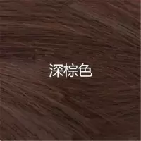 中老年女士假发中长卷发逼真蓬松长卷发羊毛卷假发真人发丝全头套 深棕色 送发网