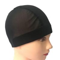 dome style mesh wig cap 假发发网发帽圆形透气帽 黑色网帽泳帽 假发帽均码(无包装)