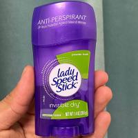 美国Lady Speed Stick止汗膏消臭石露固体香水男女香体持久去体味 爽身粉味39.6