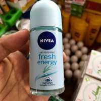 泰国妮维雅止汗露50ml女士柠檬草清爽走珠液滚珠玻璃瓶