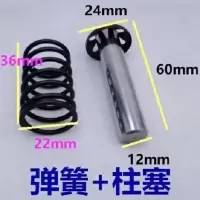 优质手提式220V家用清洗机洗车器配件刷车水泵活塞泵头配件柱塞弹 手提 12柱塞+弹簧