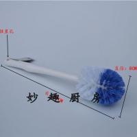 茶花球形马桶刷家用长柄式塑料清洁厕所刷马桶强力去污清洁刷4305 单把装(颜色随机)