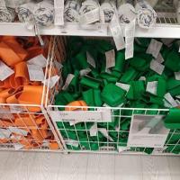 宜家国内代购比安海绵架百洁布清洁球沥水置物架子收纳篮北欧风格 橙色