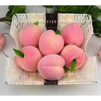 仿真水蜜桃黄桃仙桃假桃子寿桃模型尖桃水果摆件绘画摄影道具