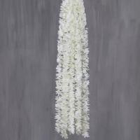 仿真洋兰花串绣球花串绢花 创意杨兰花串挂婚礼婚庆花艺道具用品 奶白色 1米(10条装)