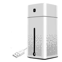 空气净化加湿器迷你学生充电加湿器大雾量客厅卧室办公USB加湿器 象牙白