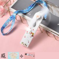 usb充电纳米喷雾器补水仪风扇迷你可爱女生手持补水加湿便携学生 白色+风扇+贴纸 没有挂绳