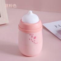 [秒发]纳米喷雾补水仪小风扇随身携带usb充电迷你风扇女生 七彩奶嘴风扇-藕粉色 配数据线[内置电池]