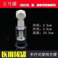 真空手拧式拔罐器磁疗拔罐1号罐中医火罐家用拔罐器气罐单罐 五号罐1个