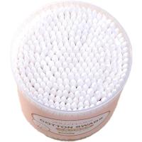 化妆棉签300支双头棉签 一次性掏耳神器棉棒棉球尖头螺旋头盒装 一盒(300支)一心一意