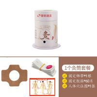 艾炙盒艾灸盒随身灸艾灸仪器家用艾灸贴艾灸罐多功能便携悬灸盒子 1灸筒送60贴+1绑带+图 不带艾柱