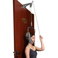 永辉门悬式颈椎牵引器劲椎牵引架吊带家用颈椎病拉伸矫正椅脖子疼 门悬式送护颈