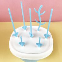 婴儿奶瓶沥水架宝宝用品置物架晾奶瓶晾干架儿童大小收纳干燥架子 乳白色普通版[7个支架] [新款特卖]