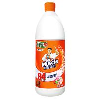 威猛先生84消毒液杀菌衣物漂白清洁剂家用洗衣服84消毒500g/瓶 84消毒液1瓶[共500g]