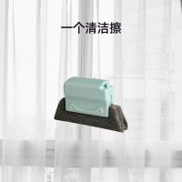 窗户门窗缝隙沟槽凹槽清洁刷窗槽清洁工具家用窗缝刷清理死角刷子 [颜色随机]滑道擦1个