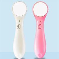 电动迷你美眼仪美容仪祛眼袋皱纹去黑眼圈神器家用眼部按摩器棒 多功能脸部美容导入仪粉色