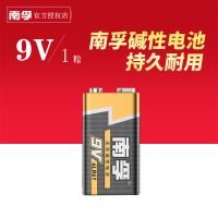 南孚电池9V碱性方形6LR61九伏话筒玩具遥控器烟通用6f22叠层电池 9V电池单粒