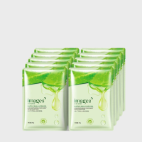 芦荟补水保湿面膜女收缩毛孔祛痘控油提亮肤色晒后修复芦荟胶学生 芦荟面膜5片