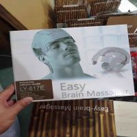 电动头部按摩器 脑轻松头部脑部按摩理疗仪松头皮头部助眠仪 银灰色