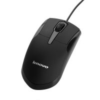 联想有线鼠标静音无声USB笔记本台式电脑家用办公鼠标送垫 USB有声按键+鼠标垫