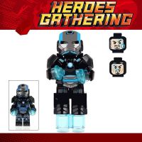 兼容乐高复仇者联盟重装钢铁侠马克装甲拼装积木人仔益智玩具 KF394重装钢铁侠