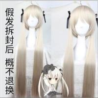 缘之空春日野穹COS假发 穹妹动漫假毛奶灰金假发兔子玩偶 穹妹假发(送法网) 均码