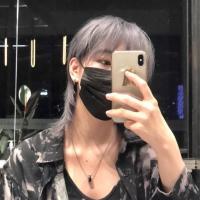 武士头假发男日系帅气COS宫本武藏短直发可扎发型设计超A整顶发套 奶奶灰送发网发卡