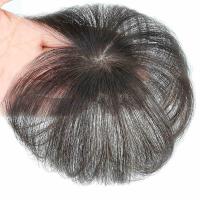 假发片头顶补发片女真发遮白发补发块头顶头发稀少女迷你无痕补发 15CM深棕色