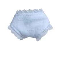 6分巨婴素体关节28cm娃娃衣服玩具娃娃学生服套装校服学院风服饰 28胖体白色针织花边内裤