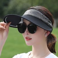 [帽子+面罩]韩版帽子女夏季防晒太阳帽骑车折叠鸭舌遮阳钓鱼帽 单独帽子[不带面纱]黑色 (帽子+面罩)