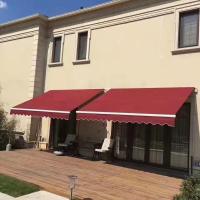 伸缩雨棚雨布装饰棚布防晒布遮阳篷布加厚遮布雨蓬户外布防防水罩 加厚奥斯布一平方