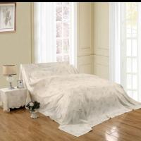 电脑布桌防尘罩桌布遮灰隔脏大扫除电视床上钢琴茶几室内布盖寝室 璀璨人生-H14 1米×1.2米