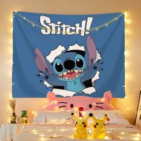 史迪仔挂布床头装饰背景布挂画宿舍壁毯拍照墙布 刨出一个洞来 1*0.7m+安装包