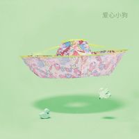 儿童理发围布不沾发剪头发围脖宝宝理发神器婴儿剃头围裙围兜斗篷 儿童理发围布-爱心小狗