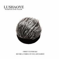 假发帽子男地主帽韩版复古嘻哈街头恶搞无檐潮人水手流氓瓜皮帽女 黑色(灰白假发) M(56-58cm)地主帽