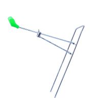 鱼竿炮台架金属万向简易支架地插鱼竿架加长加粗野钓专用简易支架 40炮台支架 一个装