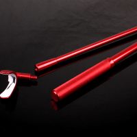 碳素竞技架杆鱼竿炮台支架80短节1.2米自动架杆器汇钓渔具 大红色支架(金属头) 120厘米